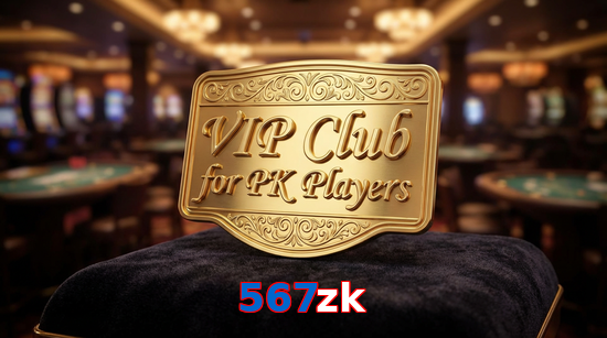 Main screen of 567Zk vip page for PK players